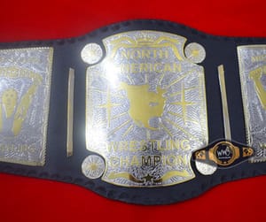 NWA Mid South North American Wrestling Championship Belt