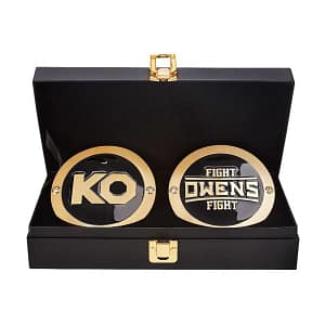 Kevin Owens Side Plates Championship Replica Box Set
