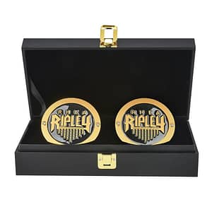 Rhea Ripley Side Plates NXT UK Women’s Championship Replica Box Set