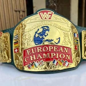 WWF European Championship Belt Replica Title