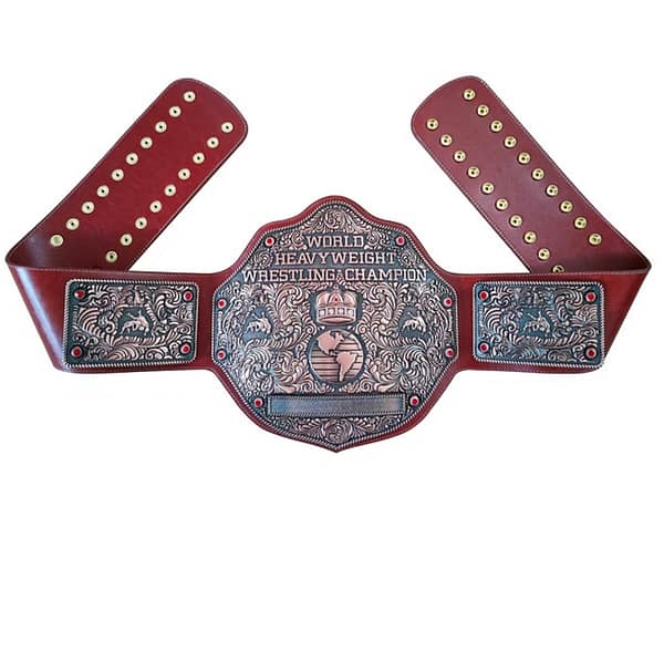 Buy Copper Big Gold World Heavyweight Championship Belt and all wrestling championship high-quality replica plates and belts